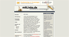 Desktop Screenshot of mitlinks.de