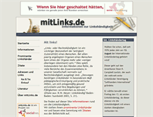 Tablet Screenshot of mitlinks.de